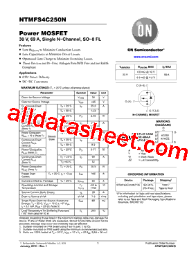 NTMFS4C250N型号图片