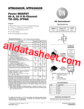 NTP65N02R型号图片