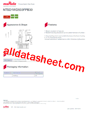 NTSD1WD503FPB30型号图片