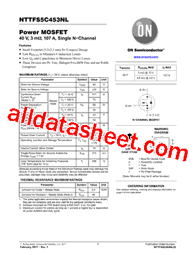 NTTFS5C453NLTWG型号图片