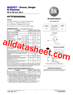 NTTFS6H860NL型号图片