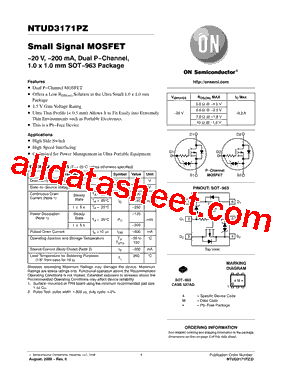 NTUD3171PZT5G型号图片