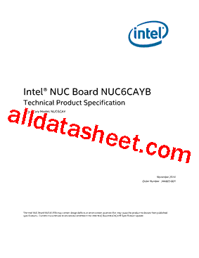 NUC6CAYB型号图片