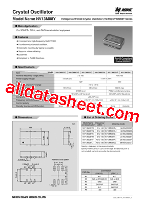 NV13M08YF型号图片