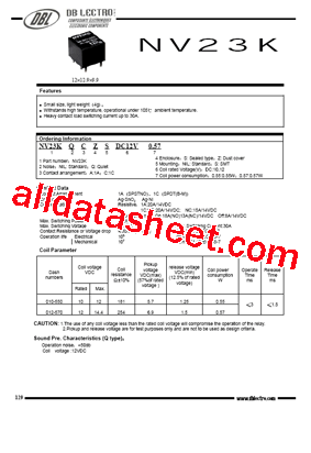 NV23KQAZNILDC12V0.55型号图片