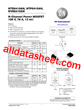 NVB6410ANT4G型号图片