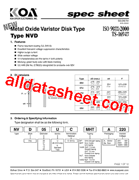 NVD05SCMHT型号图片