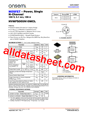 NVMFS005N10MCL型号图片