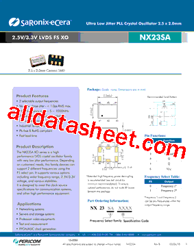 NX23SA型号图片