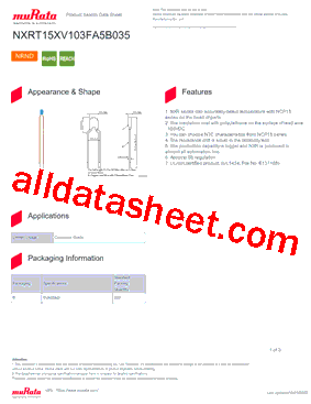 NXRT15XV103FA5B035型号图片
