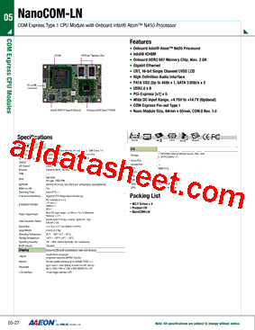 NanoCOM-LN-A10-01型号图片