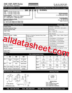 OAE5027ACC型号图片