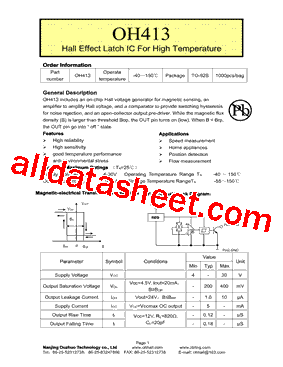 OH413型号图片