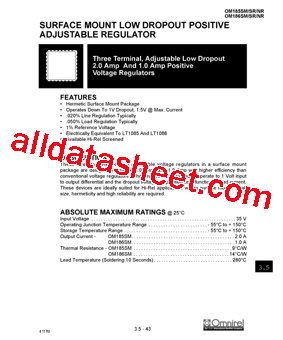 OM186SR型号图片