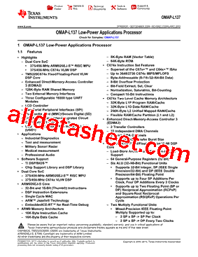 OMAPL137BZKBT3型号图片