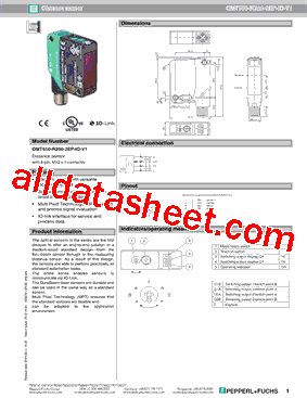 OMT550-R200-2EP-IO-V1型号图片