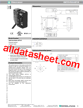 OMT550-R200-2EP-IO型号图片