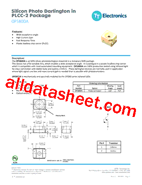 OP580DA型号图片