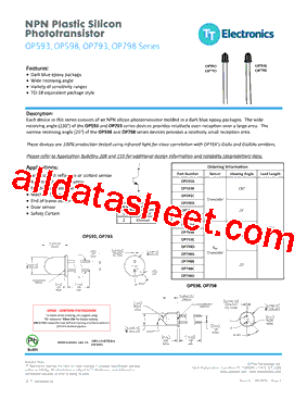 OP593A型号图片