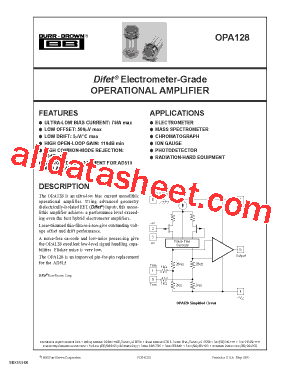OPA128JM型号图片