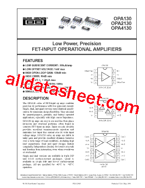 OPA130PA型号图片