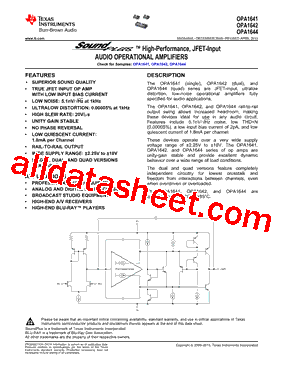 OPA1644AIPW型号图片