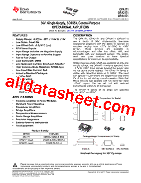 OPA171AIDBVR型号图片