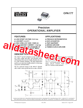 OPA177FPG4型号图片