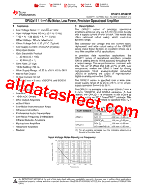 OPA211AIDGKT型号图片