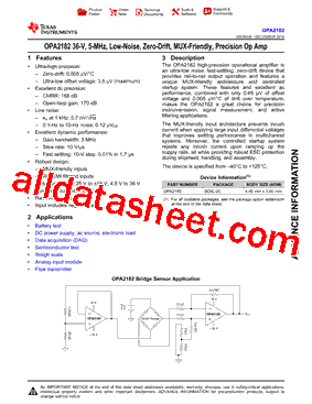 OPA2182型号图片