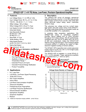 OPA2211-EP型号图片