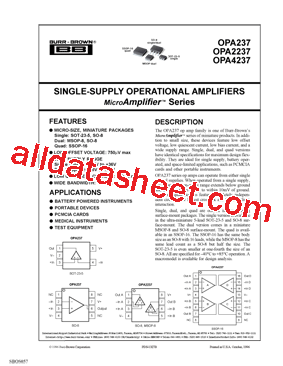 OPA2237EA/250型号图片