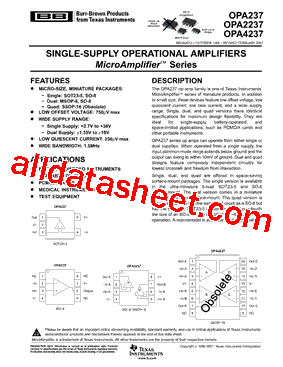 OPA2237EA/2K5G4型号图片