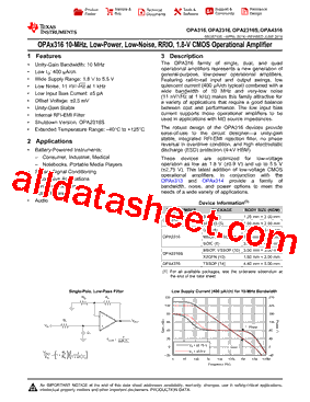 OPA2316IDRGR型号图片