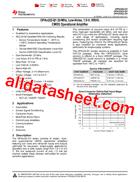 OPA2322AQDGKRQ1型号图片