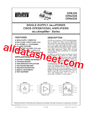 OPA2336U型号图片