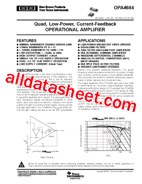 OPA2691I-14DG4型号图片