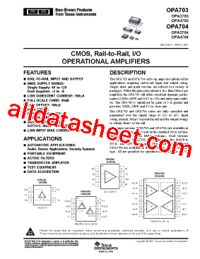 OPA2704PA型号图片