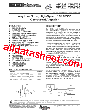 OPA2725AIDG4型号图片