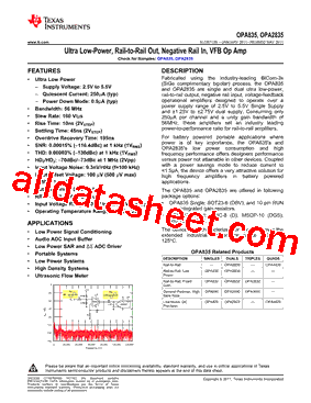 OPA2835ID型号图片