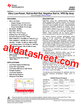 OPA2835IDR型号图片