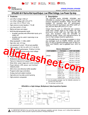 OPA2990IDDFR型号图片