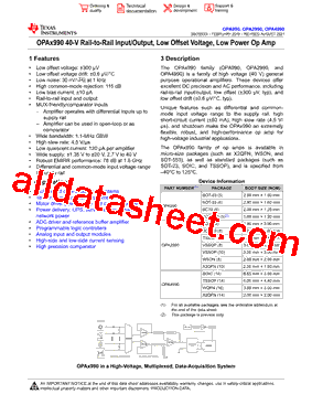 OPA2990IDSGR型号图片