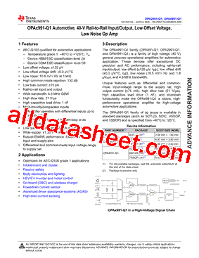 OPA2991-Q1_V01型号图片