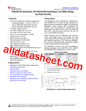 OPA2991-Q1_V02型号图片