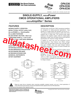 OPA336P型号图片