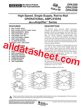 OPA350_05型号图片