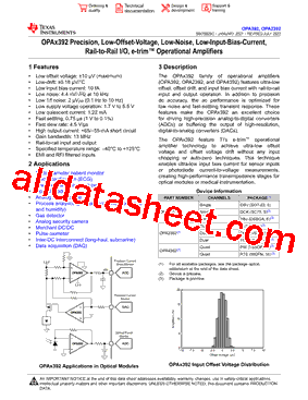 OPA392DBVR型号图片