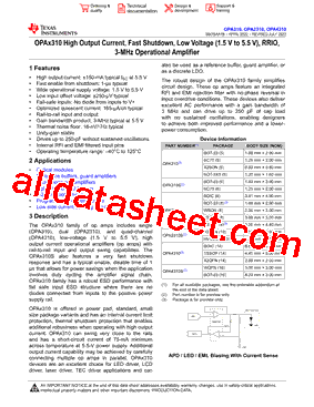 OPA4310S型号图片