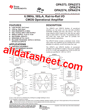 OPA4374AIPWR型号图片
